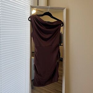 Princess Polly Lioness Brown/Garnet Original Sin Mini Dress